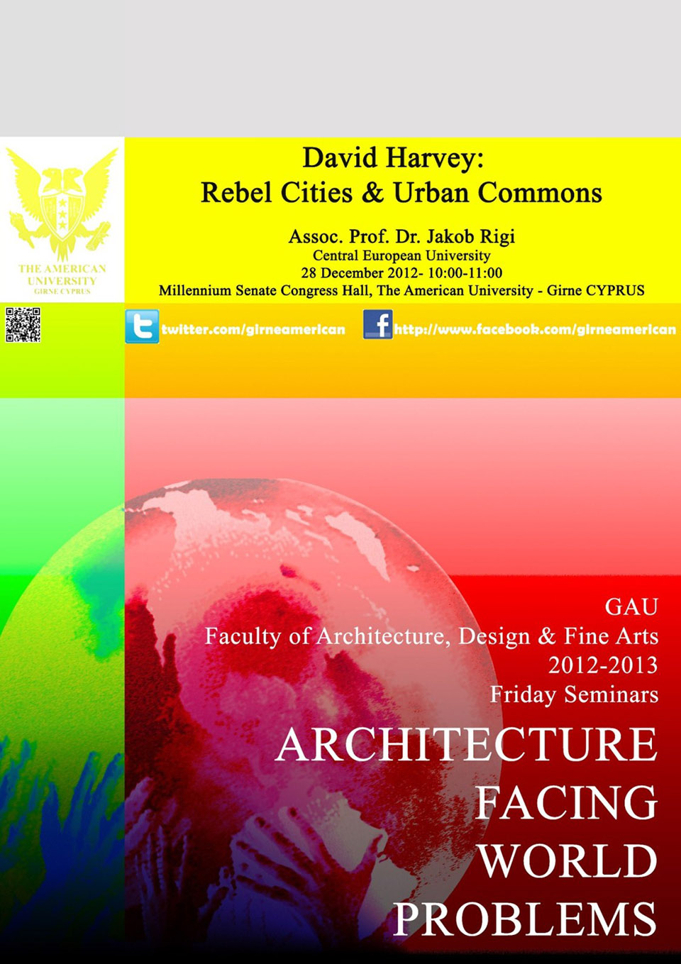 Cuma Seminerleri V: David Harvey: Başkaldıran Kentler ve Kentsel Müşterekler
