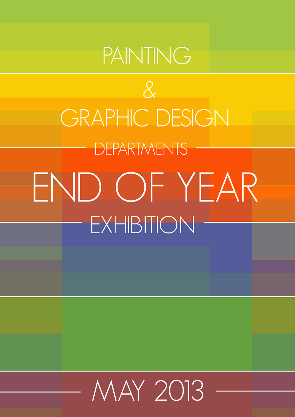 Resim Bölüm ve Grafik Tasarım Yıl Sonu Sergisi