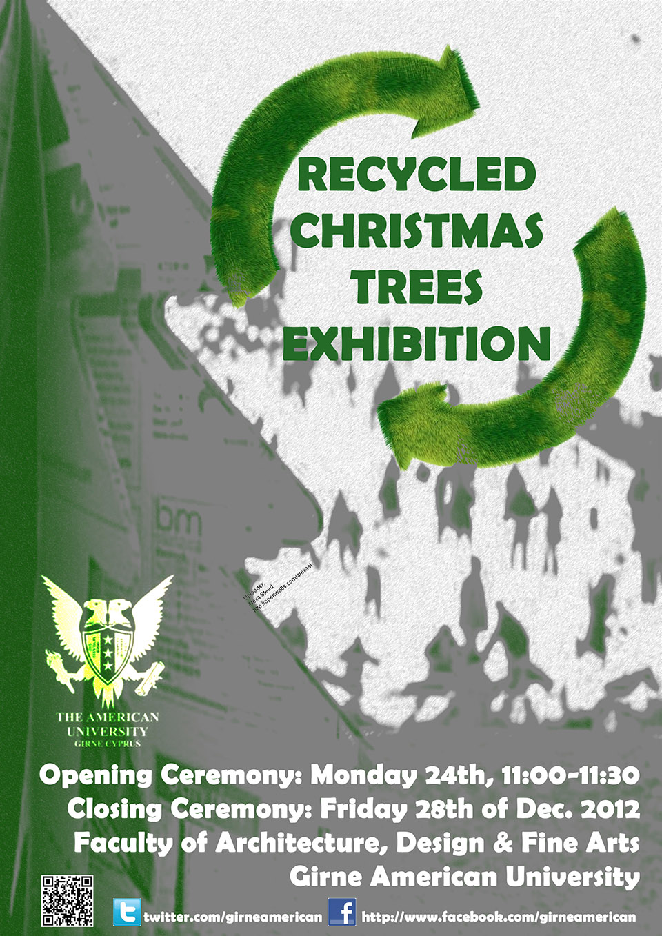 “RECYCLED CHRISTMAS TREES” EXHIBITION