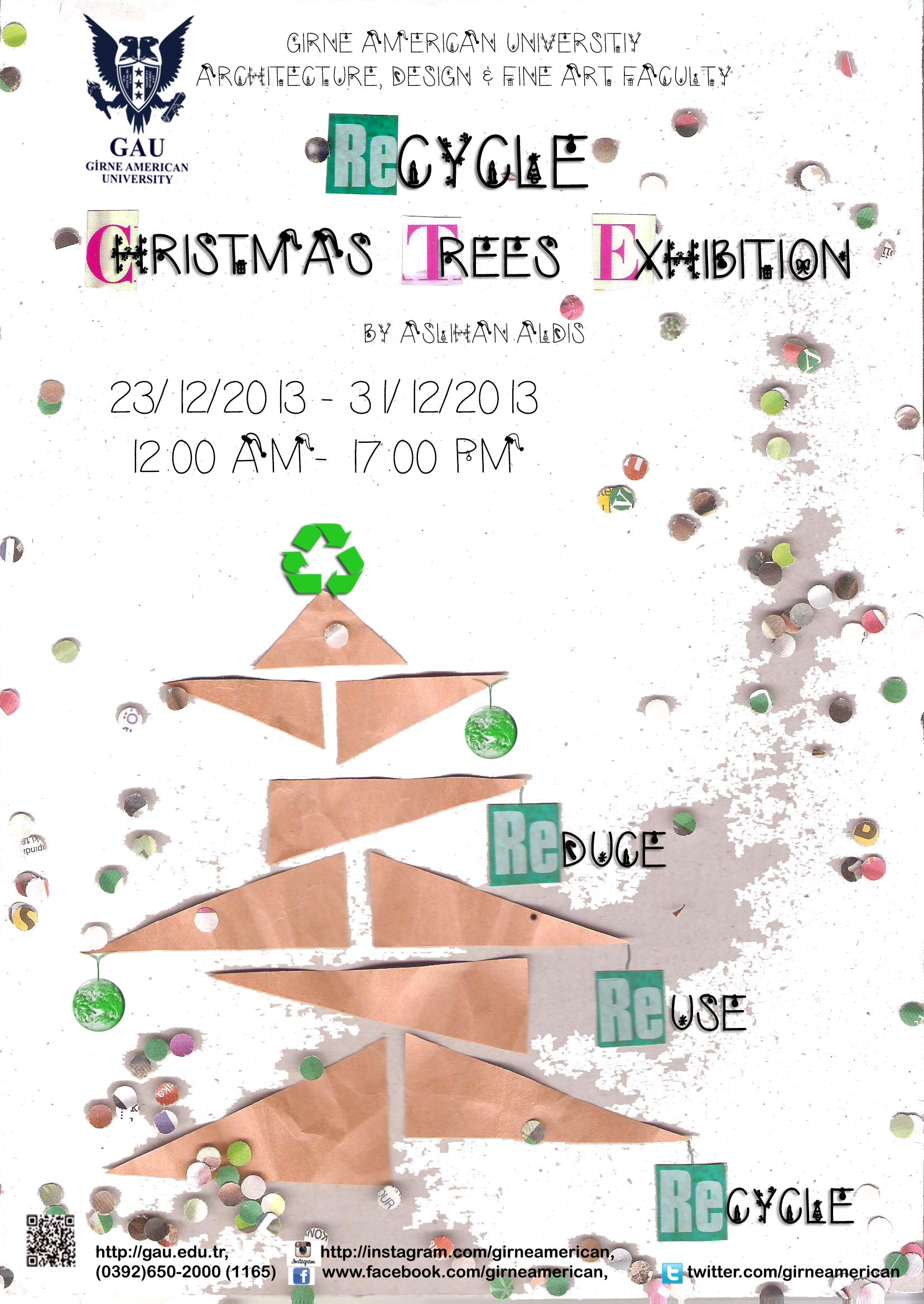 RECYCLE CHRISTMAS TREES EXHIBITION