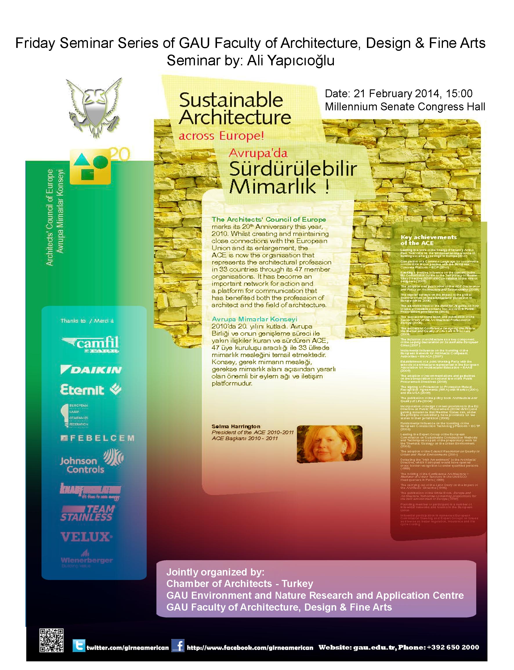 9th Friday Seminar: Sustainable Architecture across Europe