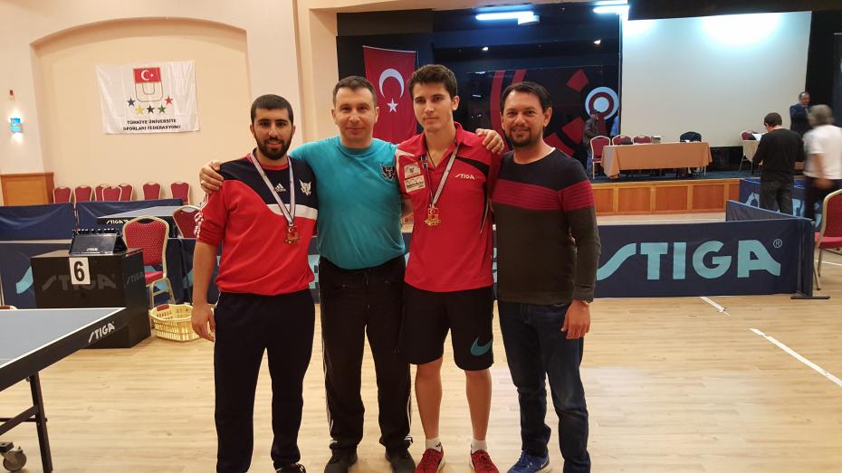 GAÜ Masatenisi’nde Türkiye Şampiyonu