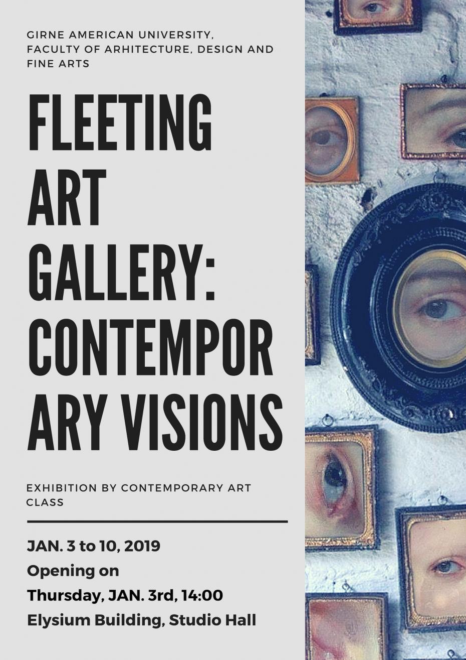 FLEETING ART GALLERY: CONTEMPORARY VISIONS