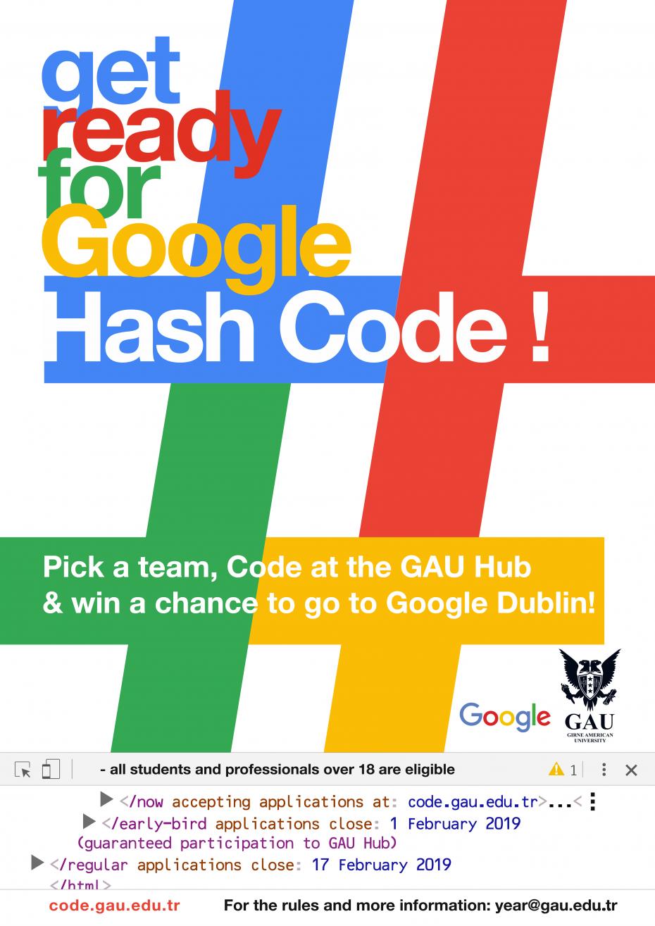 GET READY FOR GOOGLE HASH CODE!