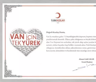Van İçin Tek Yürek olduk!