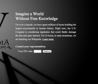Stop SOPA: What a Blacked Out Internet Looks Like