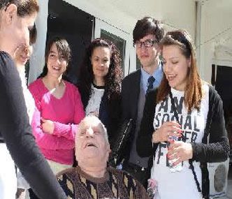 HUMANITIES STUDENTS VISITED THE OLD PEOPLES