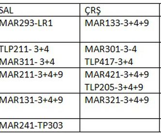 Midterm Exam Schedule