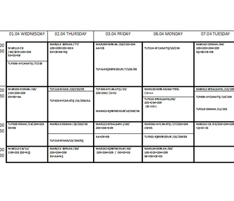MİDTERM EXAM SCHEDULE