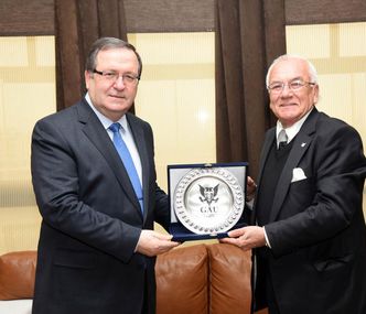 GAU Rector Öztürk Negotiated with the Rector of Afyon Kocatepe University