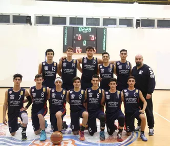 GAÜ Genç Erkek Basketbol Takımı Üstünlüğünü Koruyor