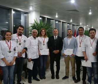 GAÜ Yöneticiler Kurulu Başkanı Akpınar, Gastronomi Öğrencilerini Ağırladı