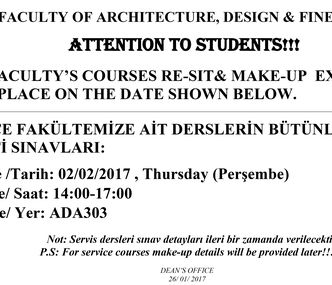 RE-SIT& MAKE-UP EXAMS