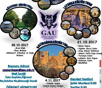 GAÜ ORYANTASYON GÜNLERİ, GİRNE KÜLTÜR TURU İLE DEVAM EDİYOR