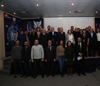 GAÜ EĞİTİM FAKÜLTESİ, KKTC KURUCU CUMHURBAŞKANI RAUF RAİF DENKTAŞ VE DR. FAZIL KÜÇÜK İÇİN ANMA TÖRENİ DÜZENLEDİ