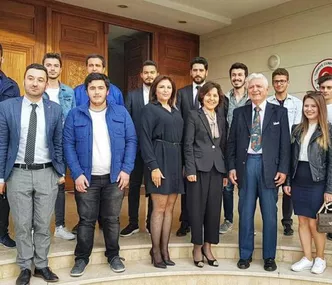 GAÜ ÖĞRENCİLERİ, LEFKOŞA TC BÜYÜKELÇİLİĞİNE SEKTÖREL EĞİTİM GEZİLERİ KAPSAMINDA ZİYARETTE BULUNDU
