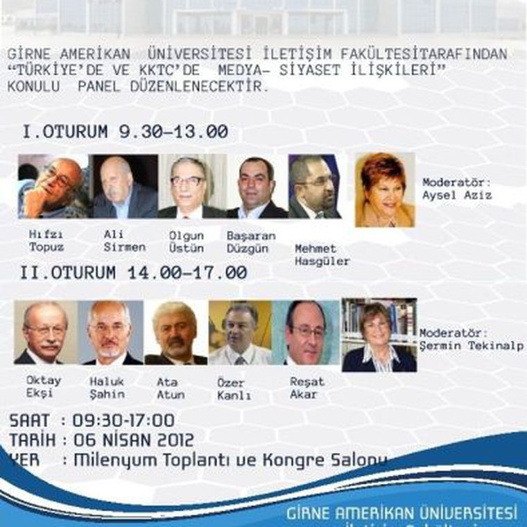 PANEL-Türkiye’de ve KKTC’de Medya- Siyaset İlişkileri