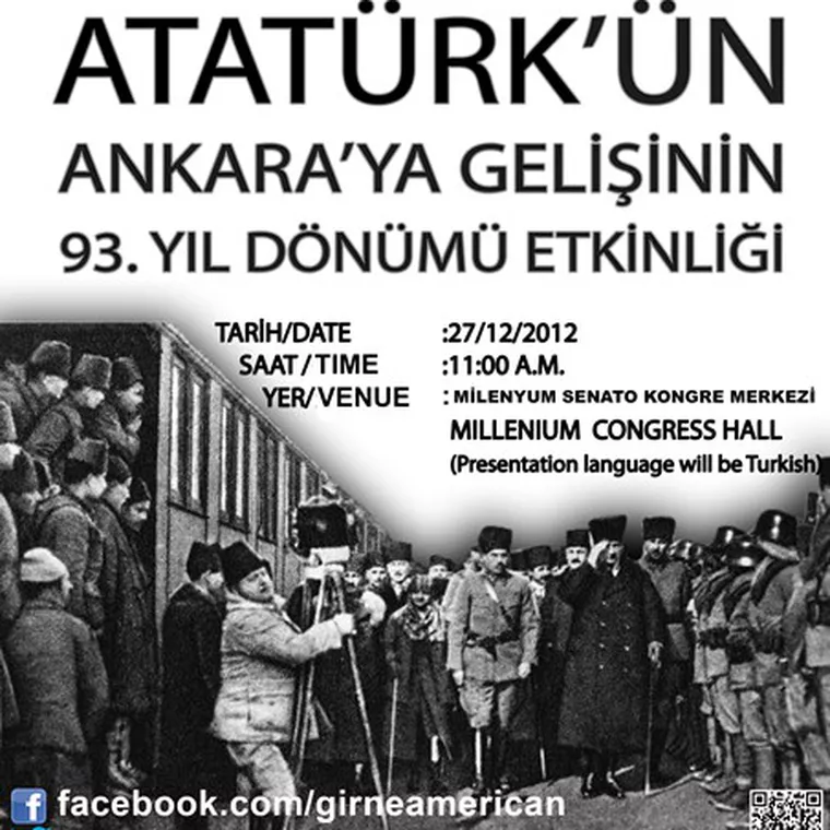 mustafa kemal ataturk un ankaraya gelisi