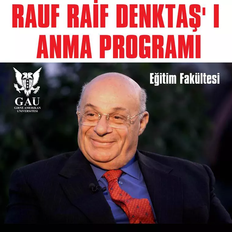 KKTC Kurucu Cumhurbaşkanı Rauf R. Denktaş'ı anma töreni