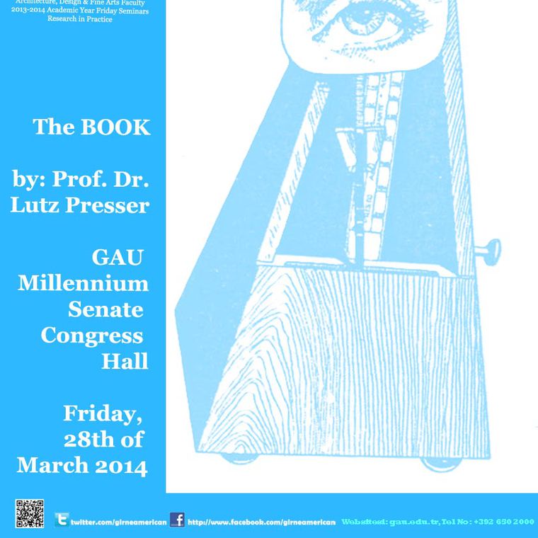 14th Friday Seminar: The Book