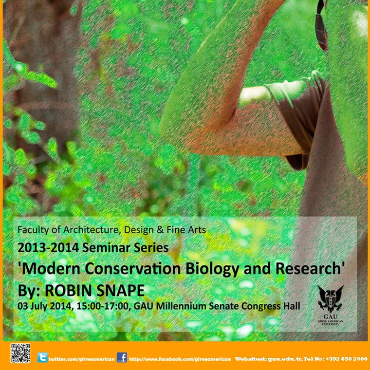 16th Friday Seminar: Modern Conservation Biology and Research