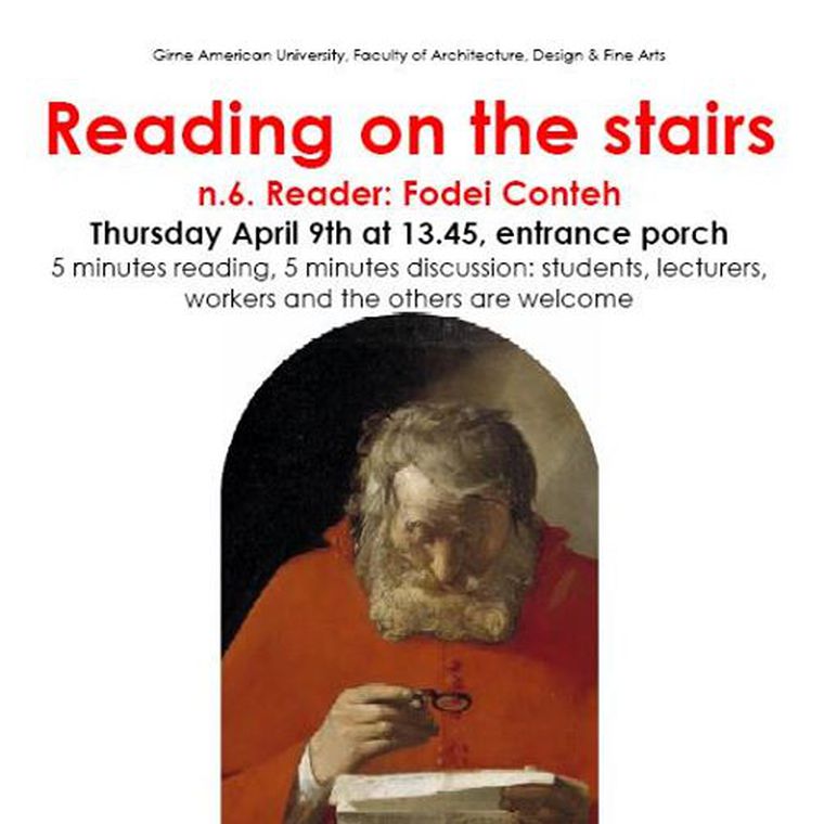 6th Reading on the Stairs