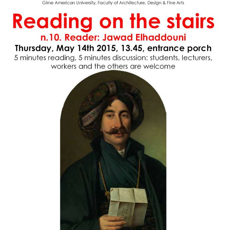 10th Reading on the Stairs