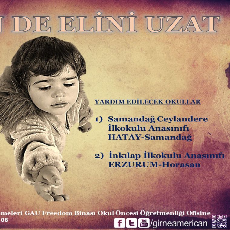 "Sen de elini uzat" bağış kampanyası