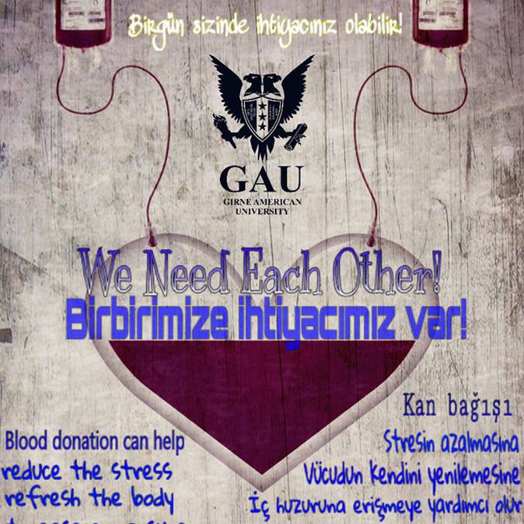 "WE NEED EACH OTHER" BLOOD DONATİON