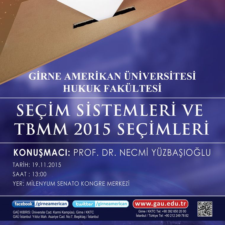 SEÇİM SİSTEMLERİ VE TBMM 2015 SEÇİMLERİ