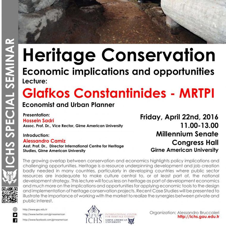 FRIDAY SEMINAR- "HERITAGE CONSERVATION"