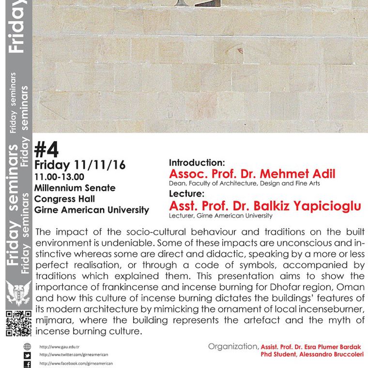 Friday Seminar 11th November