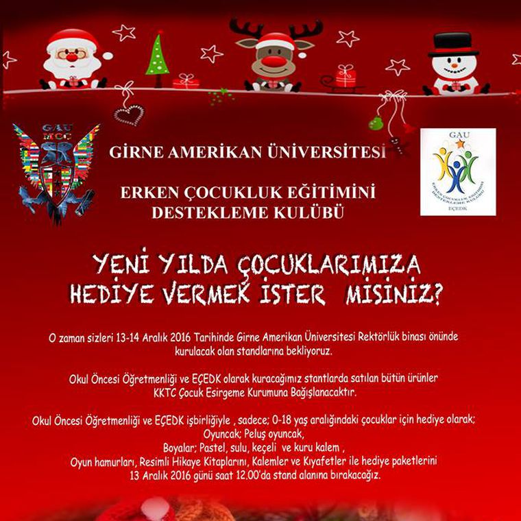 YENİ YILDA ÇOCUKLARIMIZA HEDİYE VERMEK İSTER MİSİNİZ