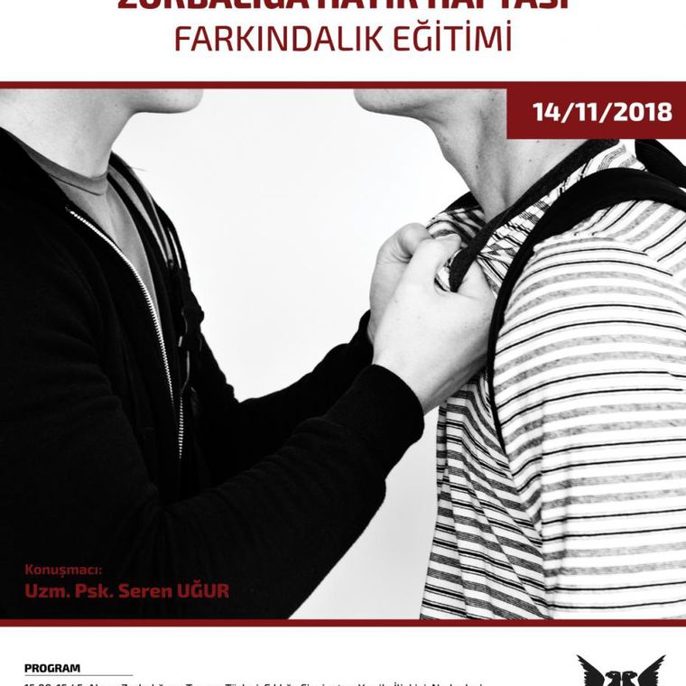 ZORBALIĞA HAYIR HAFTASI FARKINDALIK EĞİTİMİ