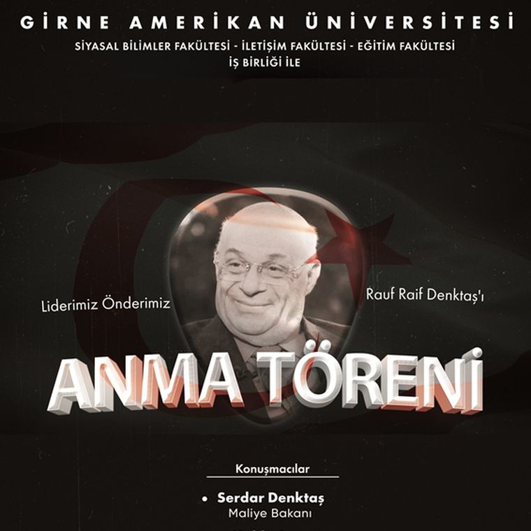 LİDERİMİZ ÖNDERİMİZ RAUF DENKTAŞ'I ANMA TÖRENİ
