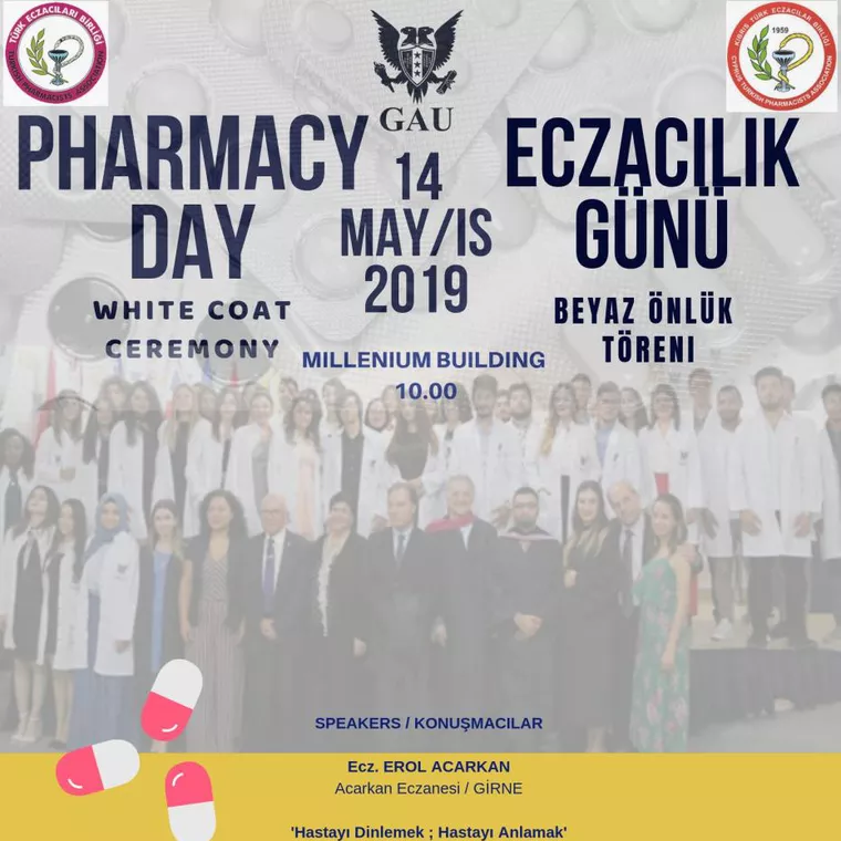 14 MAYIS ECZACILIKGÜNÜ BEYAZ ÖNLÜK TÖRENİ