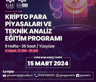 KRİPTO PARA PİYASALARI VE TEKNİK ANALİZ EĞİTİM PROGRAMI
