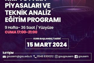 KRİPTO PARA PİYASALARI VE TEKNİK ANALİZ EĞİTİM PROGRAMI