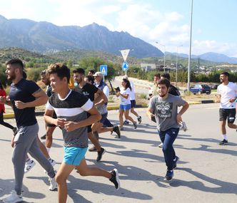 GAÜ, CUMHURİYET’İN 96. YILI İÇİN KOŞTU