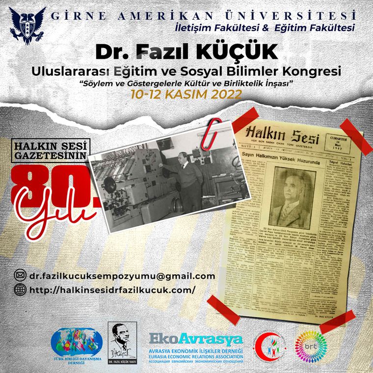 Dr. Fazıl Küçük Uluslararası Eğitim ve Sosyal Bilimler Kongresi